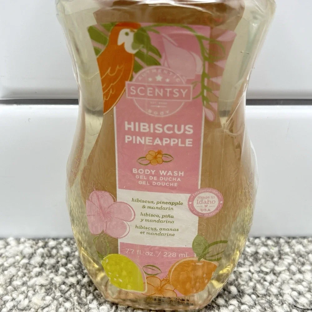 Scentsy Body Wash Hibiscus‎ Pineapple 7.7 Oz New Sealed